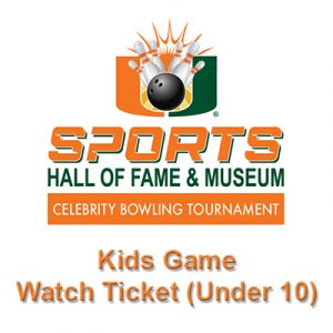 Child Game Watch Ticket - Under 10
